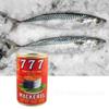 777 Mackerel Can Fish (Pack of 3 x 15 Oz) Premium quality mackerel in natural oil and full awesome delicious flavor, Natural Oil Salt Added view 2