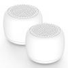 Babelio White Noise Sound Machine for Adults Kids Baby, Mini, 15 Non-looping Sounds, Timer, Memory Function, Easy to Pocket and Travel White 2 Pack view 1
