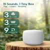 Babelio White Noise Sound Machine for Adults Kids Baby, Mini, 15 Non-looping Sounds, Timer, Memory Function, Easy to Pocket and Travel White 2 Pack view 2