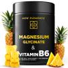 Magnesium Glycinate Gummies 500mg with Vitamin B6 100mg for Adults and Kids - High Absorption | Non-GMO | No Gluten | Stress Relief | Sleep & Relaxation | Muscle & Heart Support | Natural & Vegan view 1