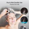 arboleaf Scalp Massager Rechargeable Head Massager Scalp Stress Relax, Waterproof Handheld Hair Scratcher with 8 Removable Massage Claws, Gift for Dad Mom view 3