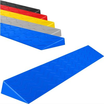 CEEBUS Portable Threshold Ramp, Wheelchair Ramp,Indoor Sweeping Robot Curb Ramps, 1-10cm Anti-slipStep Mat Slope Mat for Driveway, Sidewalk, Wheelchairs and Scooters (Color : C, Size : 100x13x6cm)