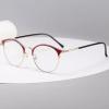 WInara Women red Photochromic Reading Glasses, Round Progressive Multifocus Eyewear, Polarized Presbyopia Sunglasses (Color : Red, Size : +2.00) view 4