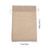 10pcs Burlap Bags Drawstring Bags Bags with Drawstring Portable Bags Burlap Bags Burlap Sacks Large Drawstring Bags Large Bags Cotton Linen Miss Bulk Party Bag view 2