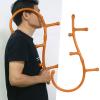 Back and Neck Massager, Point Massage Stick Tool, Detachable Lumbar Vertebra Point Self Massage Handheld Manual Hook Cane Muscle Knot Remover view 2