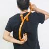 Back and Neck Massager, Point Massage Stick Tool, Detachable Lumbar Vertebra Point Self Massage Handheld Manual Hook Cane Muscle Knot Remover view 3