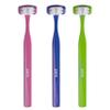 Paro 3 in 1 Superbrush, Soft Toothbrush with Triple Head, Thorough Clean All Sides, 3 Pack Multi-Colored view 1