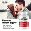 Re+Gen Nutrition HERPRESCUE Outbreak Support Supplement, Cold Sore Care for Adults, Natural Capsules w/Zinc, Vitamin C, & L lysine Amino Acid for Immune Health, 120 Capsules view 4