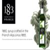 1883 Basil Syrup for Drinks, Made in France, 1 Liter Glass Bottle view 2