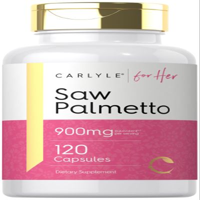 Carlyle Saw Palmetto for Women 900mg | 120 Capsules | Full Spectrum Extract Supplement | Non-GMO, Gluten Free Supplement | for Her