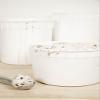 UNIQ 10-Count 1.5 Gallon (192 oz) Plastic Ice Cream Tubs White Color| Without Lid, Food Grade | Frozen Dessert Supplies view 2