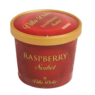 Villa Dolce Gelato Mini Cup 3.6 ounces (Pack of 24) (Raspberry Sorbet)