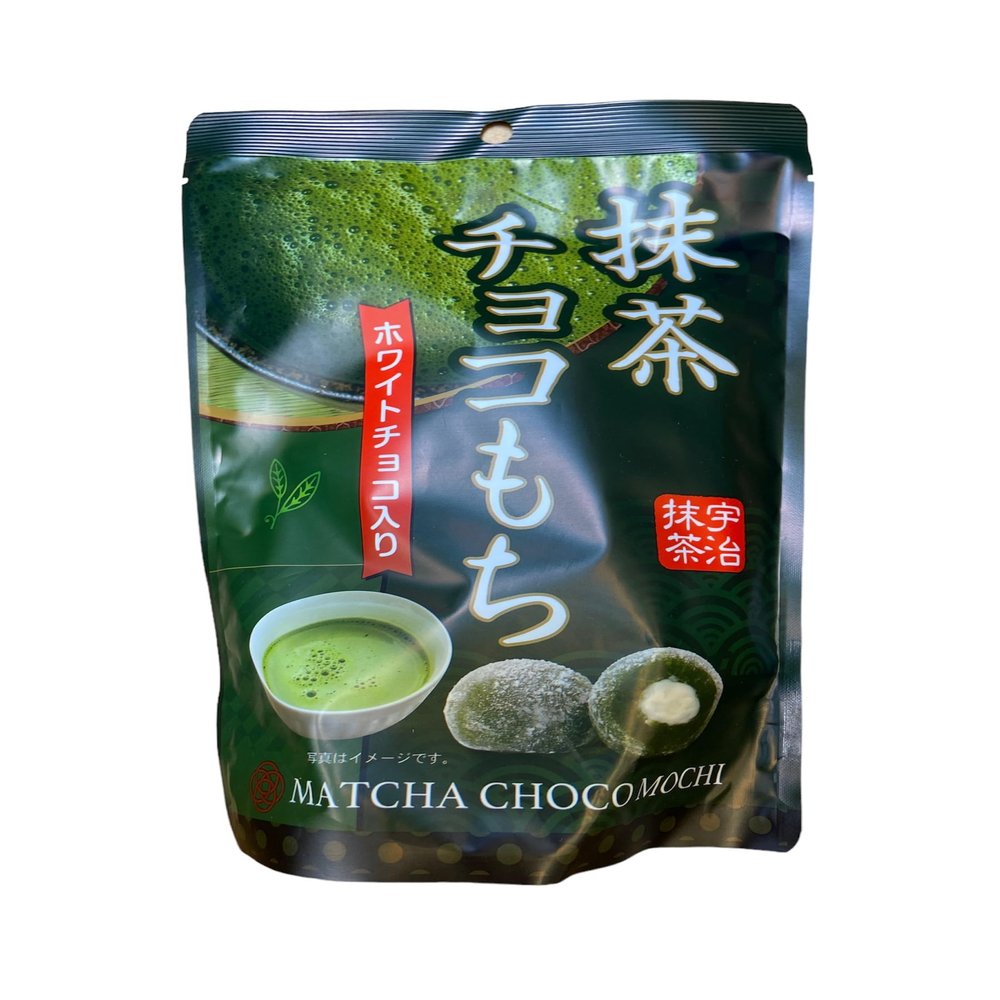 Seiki Matcha Daifuku. Japanese Confectionery. Matcha Green Tea Filled Mochi. Sweet Delight. Traditional Treat. Soft Rice Cake. Red Bean Paste. Earthy Flavor. Exquisite Blend - 4.58 Oz (pack of 4)