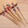 10Pcs Mini Doll Earpicks,Wooden Earwax Removal,Ear Picks, Ear Care Health Care Tool view 2