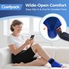 Comfpack Ankle Ice Pack Wrap for Plantar Fasciitis, Swelling,Reusable Ankle Brace Ice Pack, Flexible Hot Cold Therapy Ice Sock for Achilles Tendonitis, Sprain, Surgery, Heel Pain view 4