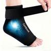 Comfpack Ankle Ice Pack Wrap for Swelling, Reusable Foot Ice Pack Wrap, Hot & Cold Therapy Compression Sleeve for Plantar Fasciitis Relief, Achilles Tendonitis, Sprain, Heel Pain, Sprained view 1