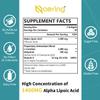 Liposomal Alpha Lipoic Acid 1400mg Softgels, ALA Supplement with L-Carnitine 1000mg, Ubiquinol (Active CoQ10) 100mg and Vitamin E 10mg,Alpha-Lipoic Acid for Antioxidants, Nerve,Energy 60 Softgels view 2