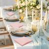 50 Pieces 3-ply Light Pink Cocktail Napkins Beverage Napkins Dessert Napkins Disposable Paper Napkins for Wedding Birthday Party Paper Dinner Napkins view 3
