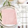 50 Pieces 3-ply Light Pink Cocktail Napkins Beverage Napkins Dessert Napkins Disposable Paper Napkins for Wedding Birthday Party Paper Dinner Napkins view 4