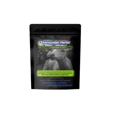 Akersunder Qinghai-Tibet Plateau Sheep Ovine Placenta Extract Concentrate Freeze-Dried Powder 100 Grams, Goat Embryo Essence. Certified Organic