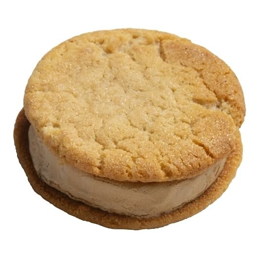 Villa Dolce Artisan Gelato Sandwiches 5.7 ounces, Pack of 18 (Sea Salt Caramel w/Snickerdoodle Cookies)