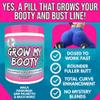 SPAZMATIC Grow My Booty Plus Butt Enhancement Booty Pills - Mega Booty and Bust Fast Growth Formula Glute Booster view 2