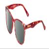 Calabria Shawn Polarized BiFocal Sunglasses +2.50 Crystal Red Tortoise Grey Women Designer Chic Bi-Focal Sun Glasses Readers view 1