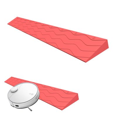 Threshold Ramps for Doorways, Wheelchair Scooter Threshold Ramp, Non-Slip Textured Surface, for Indoor or Outdoor, Bathroom, Doorways (Color : Rojo, Size : 39.4x2.8x0.4in)