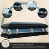 Overnight Caskets The Prayer Metal Funeral Casket with White Crepe Interior - 20 Gauge Steel - Fully Appointed Adult Casket - Coffin Featuring Crepe Interior Lining with Pillow and Throw Set view 2