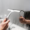 Fuller Brush Easy Grip Handheld Squeegee - for Shower Walls, Doors, Tub Surfaces, Windows, Mirrors & Vehicle Windshields - ThermoPlastic Rubber Blade - Comfort Grip Handle with Built-in Finger Groove view 4