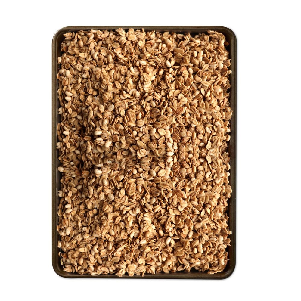 Grandy Organics Vanilla Cinnamon Granola, 10 Pound Bulk Bag, Certified Organic, Gluten Free, Non-GMO, Kosher, Plant Based Protein Granola