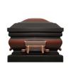 Overnight Caskets Legacy Metal Funeral Casket Bronze with Almond Velvet Interior - Premium 18-Gauge Steel - Fully Appointed Adult Casket - Coffin Featuring Velvet Interior Lining w/Pillow & Throw Set view 3