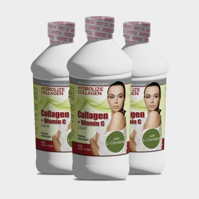 16oz Collagen Hydrolyzed Liquid + Vitamin C Anti-Aging L-Carnitine Colageno (3)