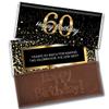 12 Pcs 60th Birthday Candy Party Favors in Bulk Wrapped Belgian Chocolate Bars view 1
