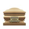 Overnight Caskets Legacy Metal Funeral Casket Gold with Cream Velvet Interior - Premium 18-Gauge Steel - Fully Appointed Adult Casket - Coffin Featuring Velvet Interior Lining w/Pillow & Throw Set view 3