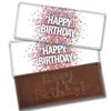 12 Pcs Happy Birthday Candy Party Favors in Bulk Wrapped Belgian Chocolate Bars view 1