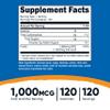 Nutricost Folic Acid (Vitamin B9) Vegetarian Gummies (120 Gummies, 1 mg Folic Acid Per Serving) - Supplement for Men & Women view 2