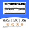 BulkSupplements.com Ascorbic Acid Capsules - Ascorbic Acid Vitamin C 1000mg, Vitamin C Supplement - Vegan & Gluten Free, 2 Capsules per Serving, 360 Count (Pack of 1) view 2