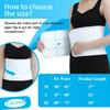 Abdominal Binder Post Surgery Compression Support | Stomach Wrap Belly Band for Hernia Tummy Tuck | Soft, Latex-free, Breathable - (60" - 75") 3 Panel - 9" High view 3