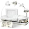 Overnight Caskets Last Supper Metal Funeral Casket with White Crepe Interior - 20 Gauge Steel - Fully Appointed Adult Casket - Coffin Featuring Crepe Interior Lining with Pillow and Throw Set view 1