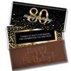 12 Pcs 80th Birthday Candy Party Favors in Bulk Wrapped Belgian Chocolate Bars view 1