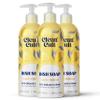 Cleancult - Lemon Verbena - Liquid Dish Soap - Refillable Aluminum Bottle - Dish Soap that Cuts Grease & Grime - 16 oz - 3 Pack view 1