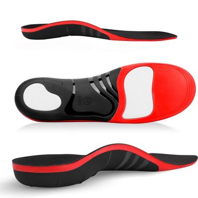 (220+lbs) Plantar Fasciitis Strong Arch Support Insoles for Men Women - Orthotic Inserts Insoles High Arch for Arch Pain, Flat Feet - Boot Work Shoe Insole - Heavy Duty Support Pain Relief, Black, M