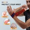 Domaste Sport Slim Wrist Wrap - Wrist Brace for Carpal Tunnel Relief, Neoprene-Free Compression Wrist Support for Workout, Adjustable Wrist Guards Fit Right Left Hand (Cobalt Bule, Pack of 1) view 2