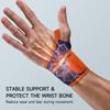 Domaste Sport Slim Wrist Wrap - Wrist Brace for Carpal Tunnel Relief, Neoprene-Free Compression Wrist Support for Workout, Adjustable Wrist Guards Fit Right Left Hand (Cobalt Bule, Pack of 1) view 4