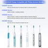Charger Base Compatible with Philips Sonicare Electric Toothbrush HX6100, Flosser, HX9000/HX8000/ HX6000/HX3000 Series Portable Waterproof Travel Charging Power Cord view 2