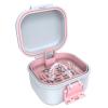 BVN Leak-Proof Denture Case - Premium Denture Cup for Soaking & Cleaning, Portable Travel Retainer Case with Strainer Basket, Ideal for Mouth Guards & False Teeth view 1
