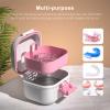BVN Leak-Proof Denture Case - Premium Denture Cup for Soaking & Cleaning, Portable Travel Retainer Case with Strainer Basket, Ideal for Mouth Guards & False Teeth view 2
