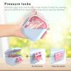 BVN Leak-Proof Denture Case - Premium Denture Cup for Soaking & Cleaning, Portable Travel Retainer Case with Strainer Basket, Ideal for Mouth Guards & False Teeth view 4