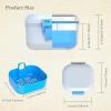 BVN Denture Bath Case, Leak-Proof Retainer Cleaning Case with Rinsing Basket, Portable Mouth Guard Container for Soaking & Storage, Travel False Teeth Box view 3